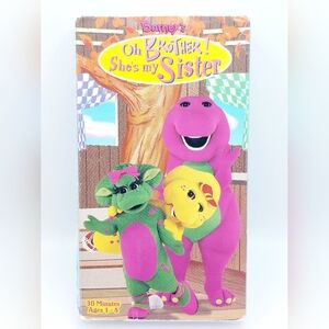 Barney Oh‎ Brother! She’s My Sister (VHS, 1998)